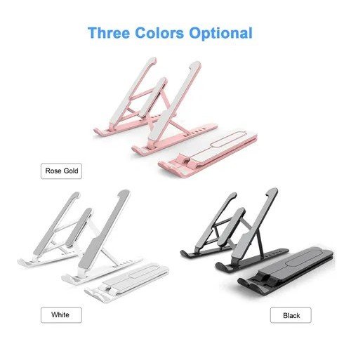 Ver imagem 4 de Suporte Portátil Dobrável Multi Posições Para Celular Tablet