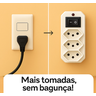 Adaptador Benjamin 3 Tomadas com Interruptor Liga/desliga - 5