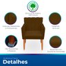 Poltrona Cadeira para Sala Confortável e Reforçada Carol Suede - 3