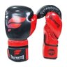 Luva Full Fighter Carbon Preta/Vermelho 12oz - 1