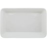 Kit 3 Travessas de Porcelana Assadeiras Retangulares 26x17cm Brancas Sobremesa Lasanha - 3