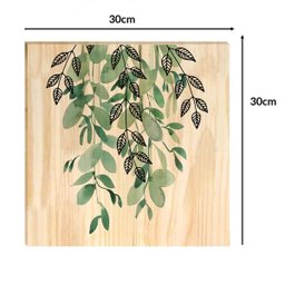 Quadro Decorativo Pinus Folhagem Folha Jardim Plantas Verdes Sala - 5