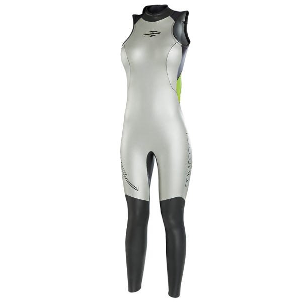 Long John Mormaii Cavado 3.1mm Triathlon PretoVerde P Feminino - 1