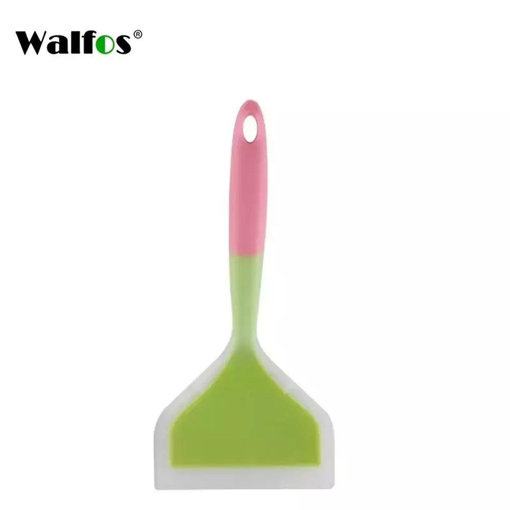 Espátula de Silicone para Omelete Pá Walfos Elashopp Verde Rosa