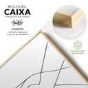 Ver imagem 5 de Kit 3 Quadros Decorativos Quarto Casal Love Sala Abstrato