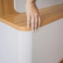 Ver imagem 5 de Estante Home para Tv até 70 Polegadas 3 Portas Munique Tauari e Off White 200cm