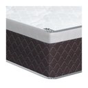 Ver imagem 3 de Cama Box com Baú Casal Marrom + Colchão de Molas Ensacadas Gazin New York 138x188x61cm