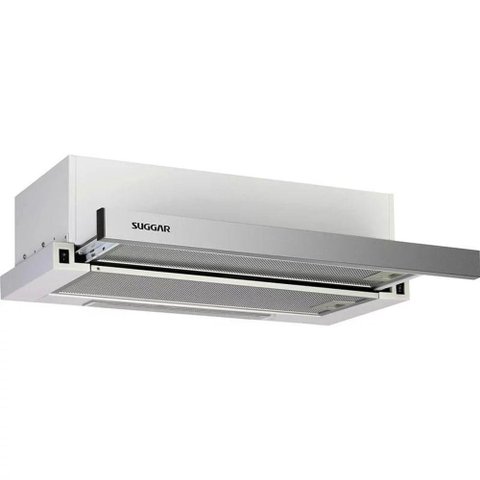 Depurador de Ar Suggar Slim de Embutir 80cm Inox 110v De81ix