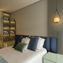 Ver imagem 3 de Kit 10 Cabeceiras de Cama Box Casal King Estofada Modulada 2,00mx45cm