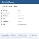 Ver imagem 4 de Jogo 6 Peças Taça de Cristal Bormioli Rocco 530ml Transparente 22x7x7cm Vinho