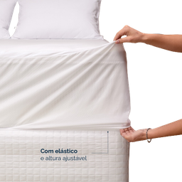 Capas Impermeavel Lençol Solteiro Elast. Protetor de Colchão - 1