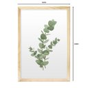 Ver imagem 4 de Kit 3 Quadros Decorativos Folhagem Verde Natureza Jardim Sala