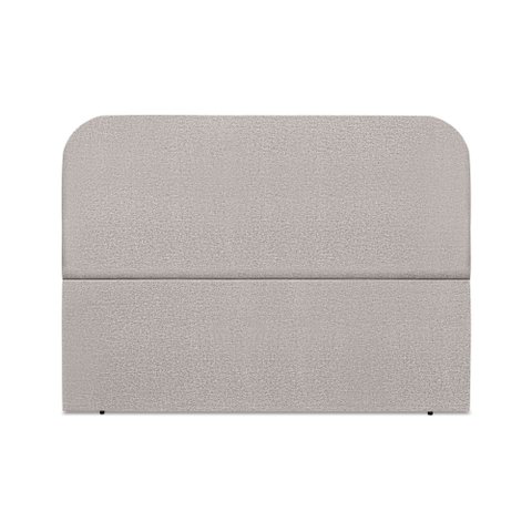 Cabeceira Estofada King Alana 195cm Linho Cinza