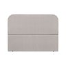 Cabeceira Estofada King Alana 195cm Linho Cinza - 1