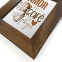 Ver imagem 2 de Kit 4 Quadros Decorativos Frases Café Cozinha Gourmet Tons Pasteis