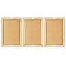 Kit 3 Quadros Decorativos Sala Escritório Folhas Verde Natureza Costela Adão Plantas - 4
