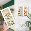 Ver imagem 2 de Dupla de Quadros Decorativos Flores Jardim Rosas Quarto Sala Tons