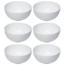 Ver imagem 1 de Jogo 6 Bowls em Vidro Opalino Branco 13X6cm Tigela Cumbuca Essenza Profissional Servir Sopas Caldos
