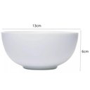 Ver imagem 3 de Jogo 6 Bowls em Vidro Opalino Branco 13X6cm Tigela Cumbuca Essenza Profissional Servir Sopas Caldos