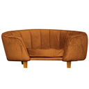 Ver imagem 1 de Poltrona Cama Pet Lady Estofada Tecido Veludo:cobre