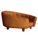 Ver imagem 2 de Poltrona Cama Pet Lady Estofada Tecido Veludo:cobre