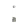 Lustre Pendente Cristal Redondo Paris Bivolt Llum - 1