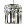 Lustre Pendente Cristal Redondo Paris Bivolt Llum - 4