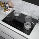 Ver imagem 2 de Gtkzw Cooktop de Indução 30" 6400w com 4 Queimadores e Tela Touch (preto)