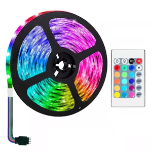Fita Led 12v Rgb 5050 5mts Ip66 com Fonte