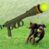 Lançador Bola Cão Arma Brinquedo Cachorro Ar Livre Pet Verde - 4