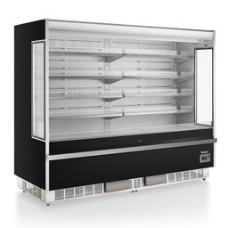 Refrigerador Vertical Aberto 1943 Litros Preto 220V Gelopar GSTO-2400 - 1 Refrigerador Vertical Aberto 1943 Litros Preto 220V Gelopar GSTO-2400 - 1