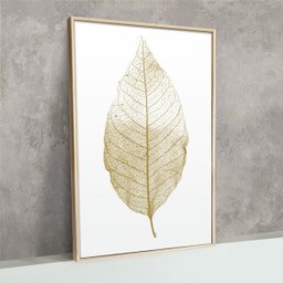 Quadro Decorativo Folha Gold Dourado Sala Quarto Cozinha 30x40 - 4 Quadro Decorativo Folha Gold Dourado Sala Quarto Cozinha 30x40 - 4