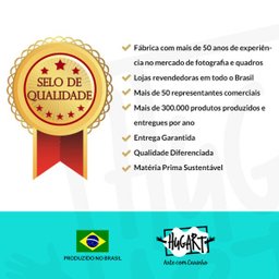 Quadro Decorativo Folha Gold Dourado Sala Quarto Cozinha 30x40 - 7 Quadro Decorativo Folha Gold Dourado Sala Quarto Cozinha 30x40 - 7