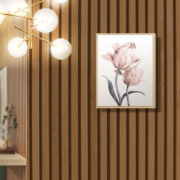 Quadro Decorativo Rosas Flores Rose Sala Quarto Feminino Hall Rosa - 2