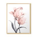 Ver imagem 1 de Quadro Decorativo Rosas Flores Rose Sala Quarto Feminino Hall Rosa
