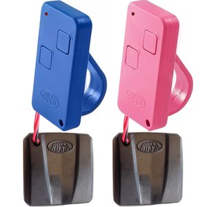 2 Controle Portão Ntx Azul Rosa 433 Atto Nano Bv Dz3 Dz4 + 2 Tx Car Rossi