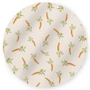 Ver imagem 1 de Toalha de Mesa Redonda 6 Lugares Cenoura para Páscoa- 1,36m