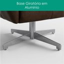 Ver imagem 7 de Poltrona Decorativa Malta Base Giratoria Courino Tcs 721 Moll