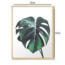 Ver imagem 3 de Quadro para Decoração Jardim Sala Folhas Costela de Adao Plantas Quarto Mdf