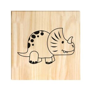 Quadro Decorativo Pinus Animais Dinossauro Infantil Quarto Sala Criativo Menino