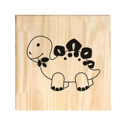 Quadro Decorativo Pinus Dinossauro Animais Infantil Crianças Quarto Sala Menino - 1