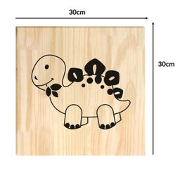 Quadro Decorativo Pinus Dinossauro Animais Infantil Crianças Quarto Sala Menino - 5