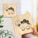 Ver imagem 4 de Quadro Decorativo Pinus Dinossauro Animais Infantil Crianças Quarto Sala Menino