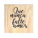 Ver imagem 1 de Quadro Decorativo Pinus Frase Amor Quarto Casal Sala Família Lar