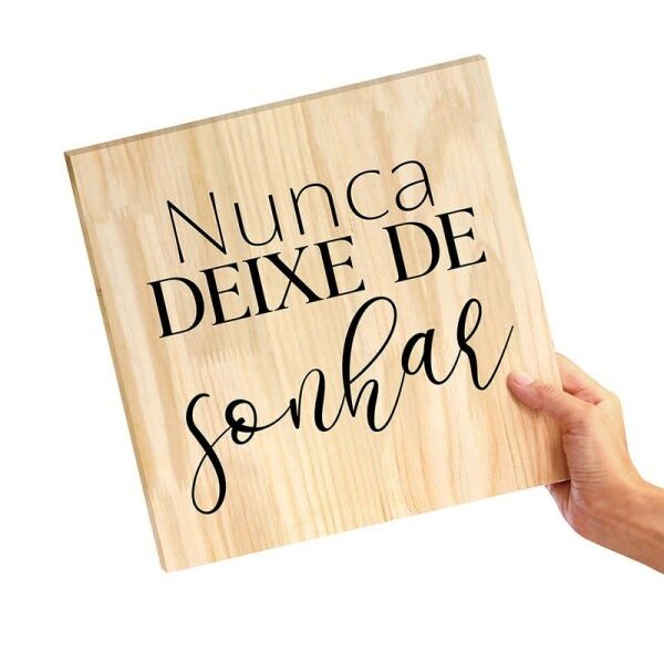 Quadro Decorativo Pinus Frases Motivacionais Fé Quarto Sala Escritório - 2