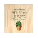 Ver imagem 1 de Quadro Decorativo Pinus Perdão Gratidão Floral Plantas Amor Sala