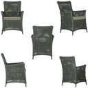 Ver imagem 5 de 2 Poltronas e 1 Mesa Igapó em Alumínio Pintura Preta Corda Náutica Estofado 8