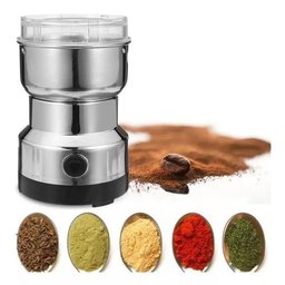 Moedor Cafe Eletrico em Inox Automatico Triturador Graos 200w Sementes Pimenta Portatil Bivolt - 7