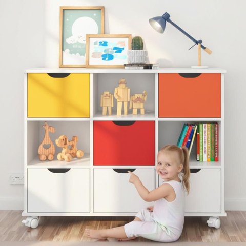 Estante Organizadora 6 Gavetas Modulada com Rodízios