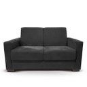 Ver imagem 1 de Sofá Estofado 2 Lugares Sala Estar Recepção Natália Suede:preto